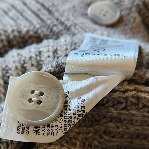 H&M, short-sleeve wool/acrylic cardigan - Picture 7 of 7